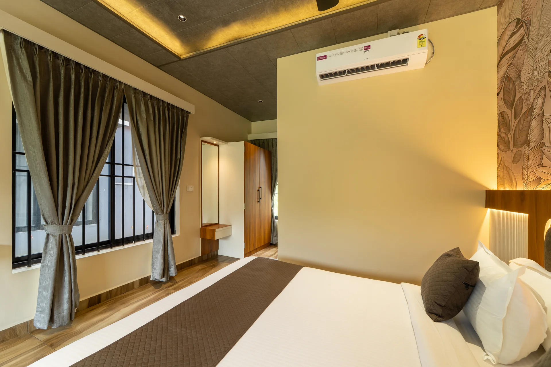 Air conditioning in the Premium Cottage at Nadi Teera, Dandeli